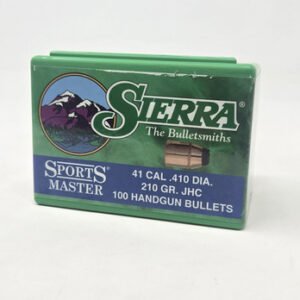 Sierra 41 Cal (.410 Dia) Reloading Bullets Sports Master SRAA8520 210 Grain Jacketed Hollow Cavity 100 Pieces
