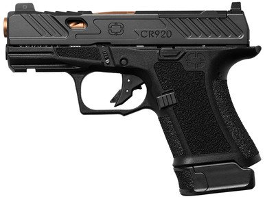 Shadow Systems SS-4011 CR920 Elite Sub-Compact 9mm 3.41" 13+1 Black Nitride/Bronze TICN Match Grade Spiral Fluted Barrel Optic Ready