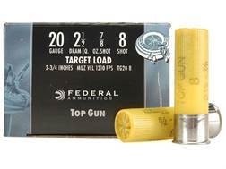 Federal 20 Gauge Ammunition Top Gun TG208 2-3/4" #8 7/8 oz 25 rounds