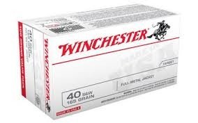 Winchester 40 S&W 165 gr Full Metal Jacket Value Pack 100 rounds