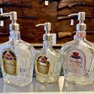 C/R WHISKEY BOTTLE SOAP DISPENSER