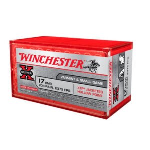 Winchester 17 HMR Ammunition Super-X X17HMR1 20 Grain XTP 50 rounds