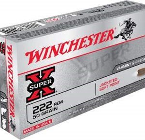 Winchester 222 Rem Super-X X222R 50 gr JSP 20 rounds