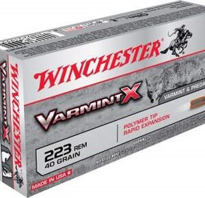 Winchester 223 Rem Varmint X X223P1 40 gr Polymer Tip 20 rounds