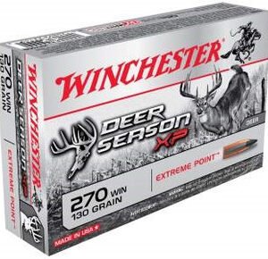 Winchester 270 Win Deer Season XP X270DS 130 gr Extreme Point 20 rounds