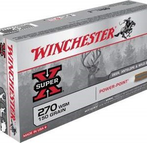 Winchester 270 WSM Super-X X270WSM 150 gr Power-Point 20 rounds