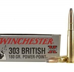 Winchester 303 British Super-X X303B1 180 Grain Power-Point 20 rounds