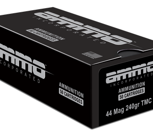 Ammo Inc 44 Magnum Ammunition AI44240TMC-A50 240 Grain Total Metal Coating 50 Rounds