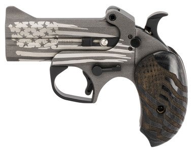 Bond Arms BAOG Old Glory 3.5" .45 Long Colt/.410 Bore 2 Rounds Stainless/Wood/American Flag Finish