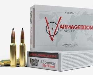 Nosler 6.5mm Creedmoor Ammunition 65175 Varmageddon 90 Grain Ballistic Tip 20 Rounds