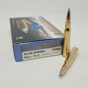 Sellier & Bellot 30-06 Ammunition Exergy BlueSB3006XA 165 Grain Lead Free Ballistic Tip 20 Rounds