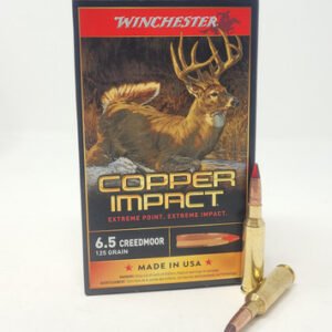 Winchester 6.5 Creedmoor Ammunition X65DSLF 125 Grain Copper Extreme Point Ballistic Tip 20 Rounds