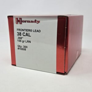 Hornady 38 Cal (.358 Dia) Reloading Bullets H10508 158 Grain Lead Round Nose 300 Pieces