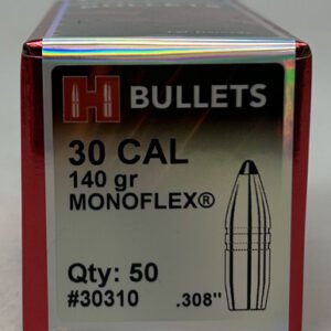Hornady 30 Cal (.308 Dia) Reloading Bullets For 30-30 Win H30310 140 Grain MonoFlex 50 Rounds