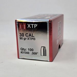 Hornady 30 Cal (.309 Dia) Reloading Bullets H31000 90 Grain XTP Jacketed Hollow Point 100 Pieces