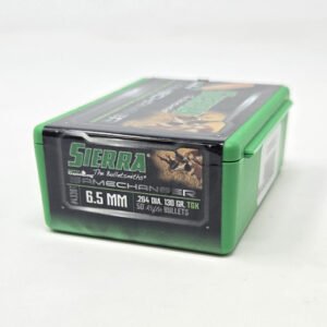 Sierra 6.5mm (.264 Dia) Reloading Bullets Tipped Gameking SRAA4330T 130 Grain Ballistic Tip 50 Pieces