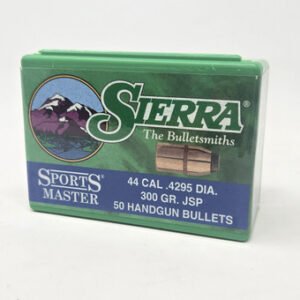 Sierra 44 Cal/44 Mag (.429 Dia) Reloading Bullets Sports Master SRAA8630 300 Grain Jacketed Soft Point 50 Pieces