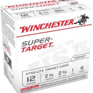 Winchester 12 Gauge Ammunition Light Target TRGTL128 2-3/4" 1oz #8 shot 1180 FPS CASE 250 rounds