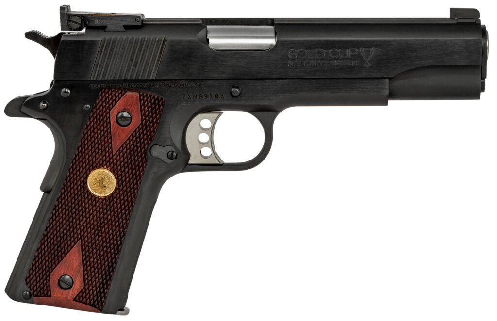 COLT GOLD CUP NAT MATCH 38SPR BL 5"