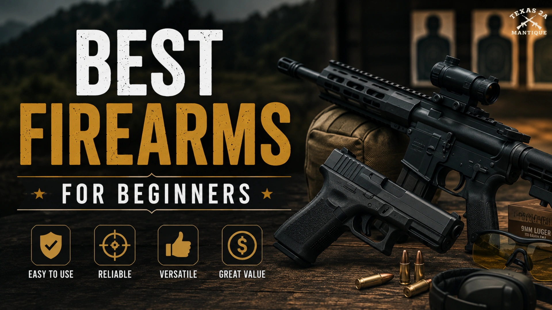 Best Firearms for Beginners