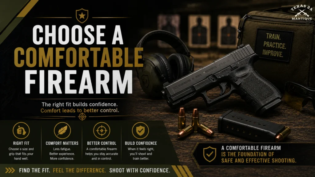 Choose a Comfortable Firearm