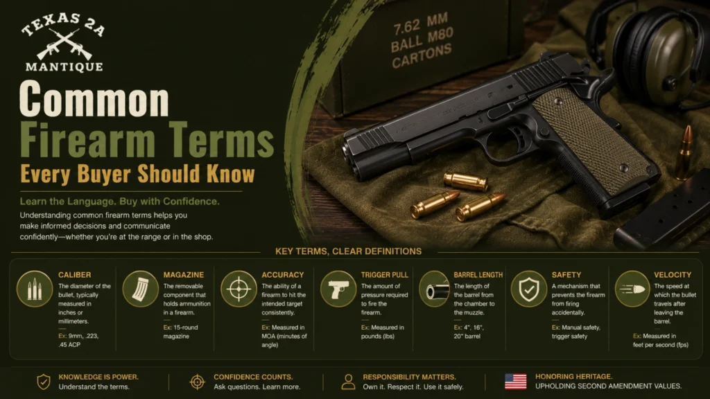 Common Firearm Terms Every Buyer Should Know
