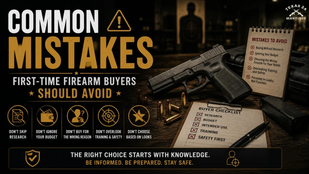 Common Mistakes First-Time Firearm Buyers Should Avoid