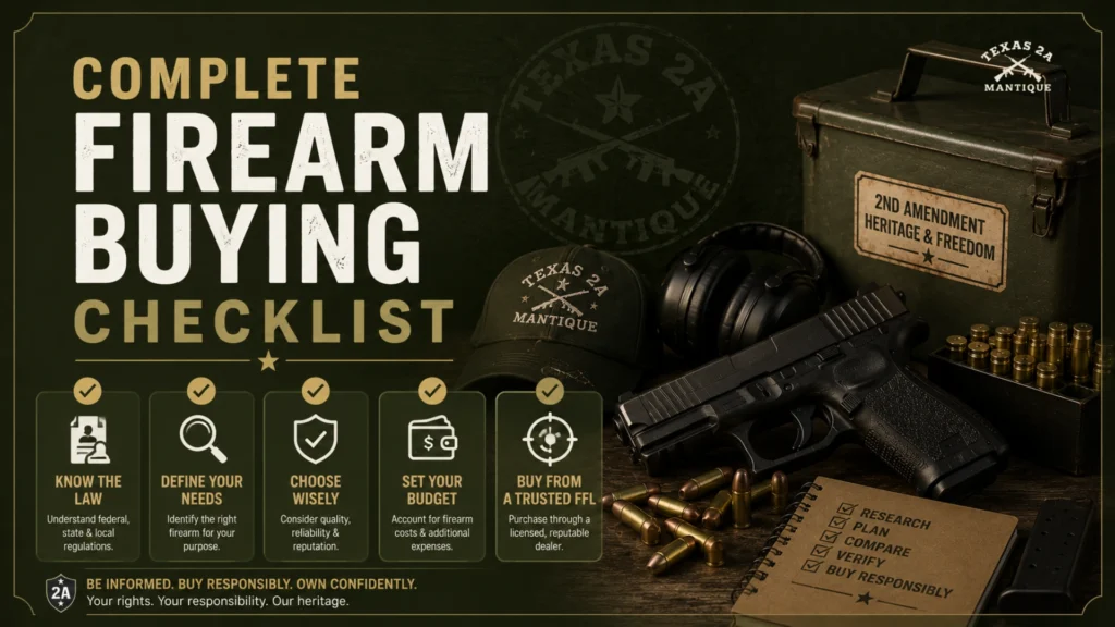 Complete Firearm Buying Checklist