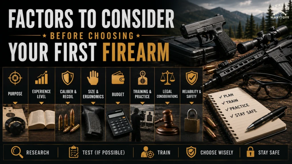 Factors to Consider Before Choosing Your First Firearm