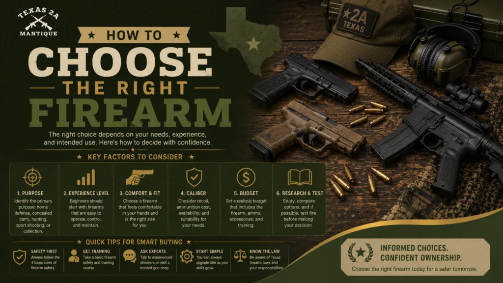 How to Choose the Right Firearm