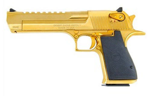 MAGNUM RESEARCH DESERT EAGLE 357M TTNM GOLD 6"