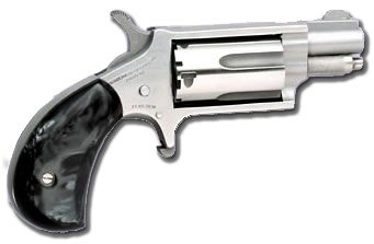 NORTH AMERICAN ARMS MINI 22MAG REV 1-1/8 SS BLKPRL