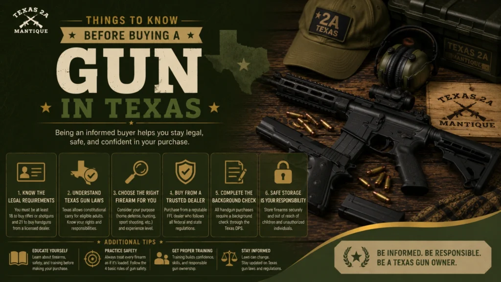 Things to Know Before Buying a Gun in Texas