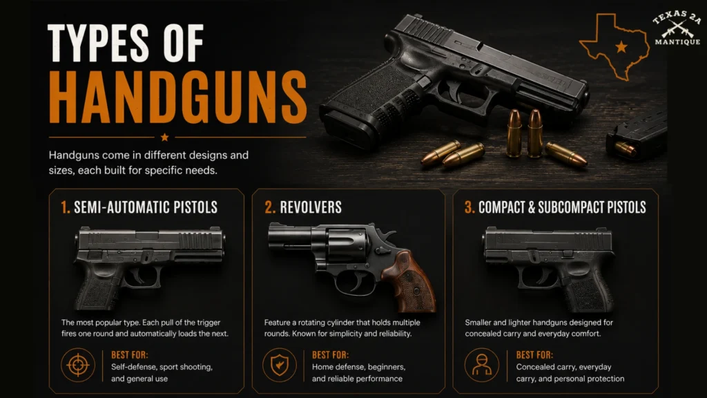Types of Handguns