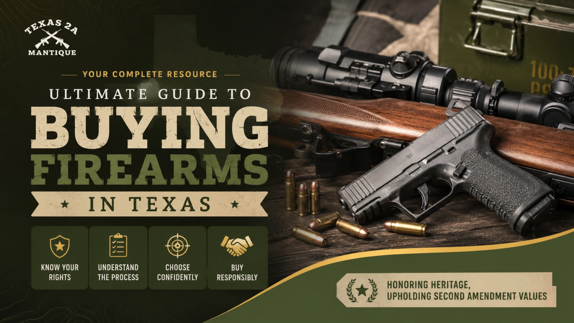 Ultimate Guide to Buying Firearms in Texas