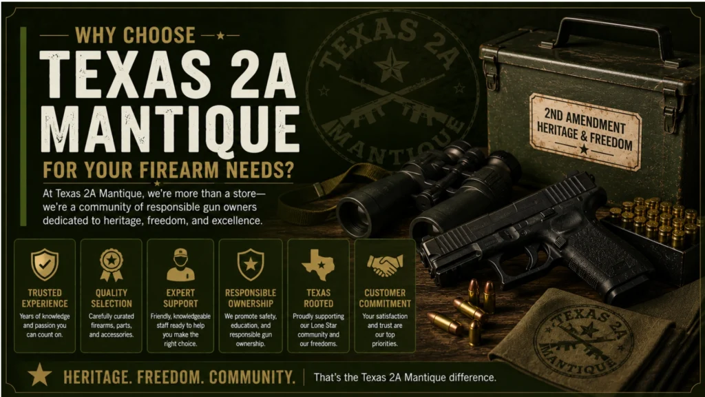 Why Choose Texas 2A Mantique for Your Firearm Needs