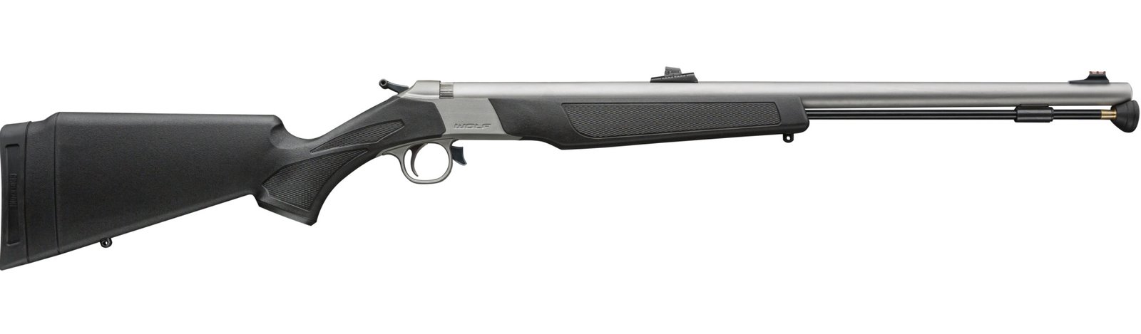 CVA WOLF V2 .50CAL SS/BLK FOS