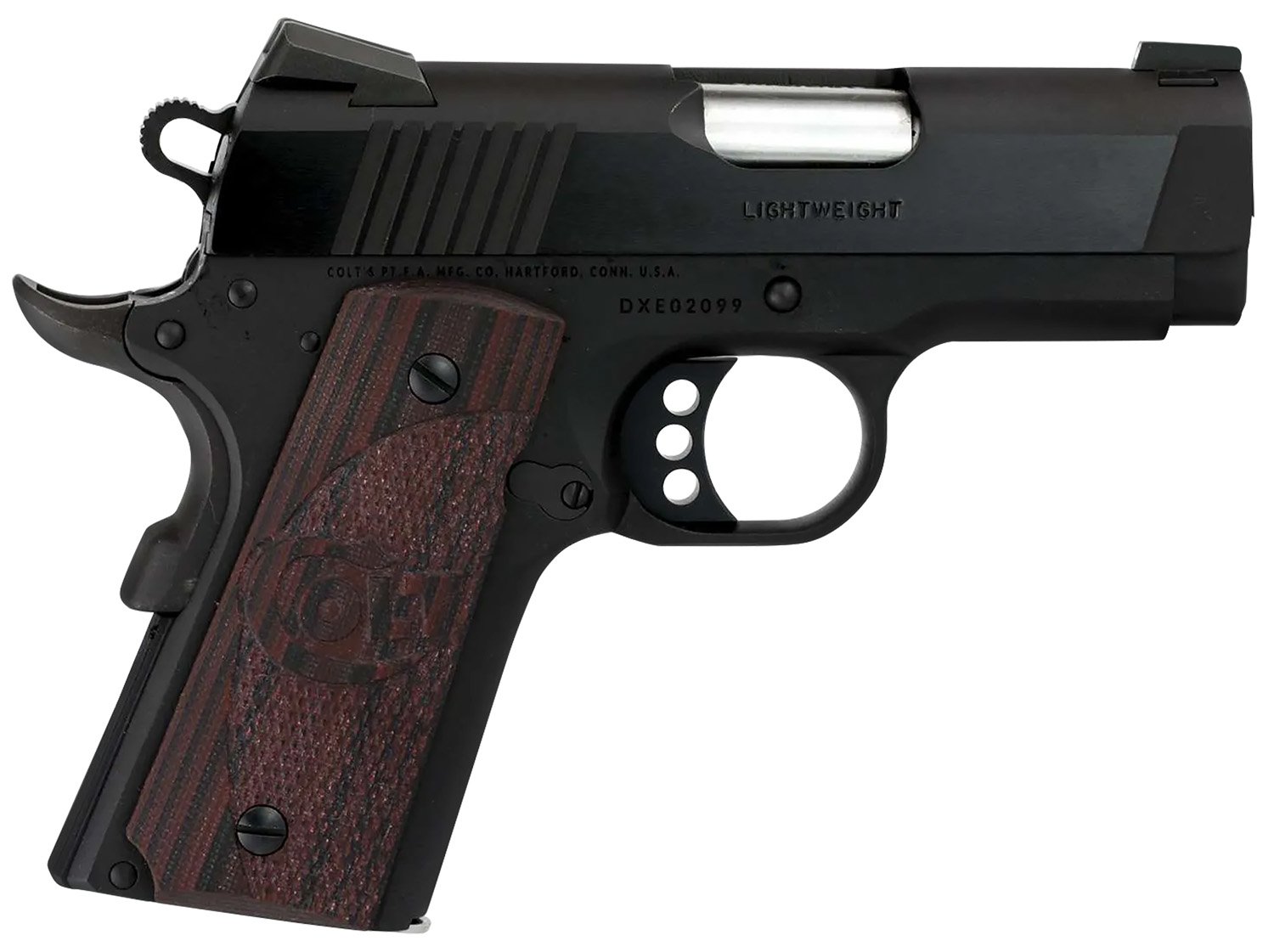 COLT DEFENDER 45ACP BLK/WD 3" 7+1