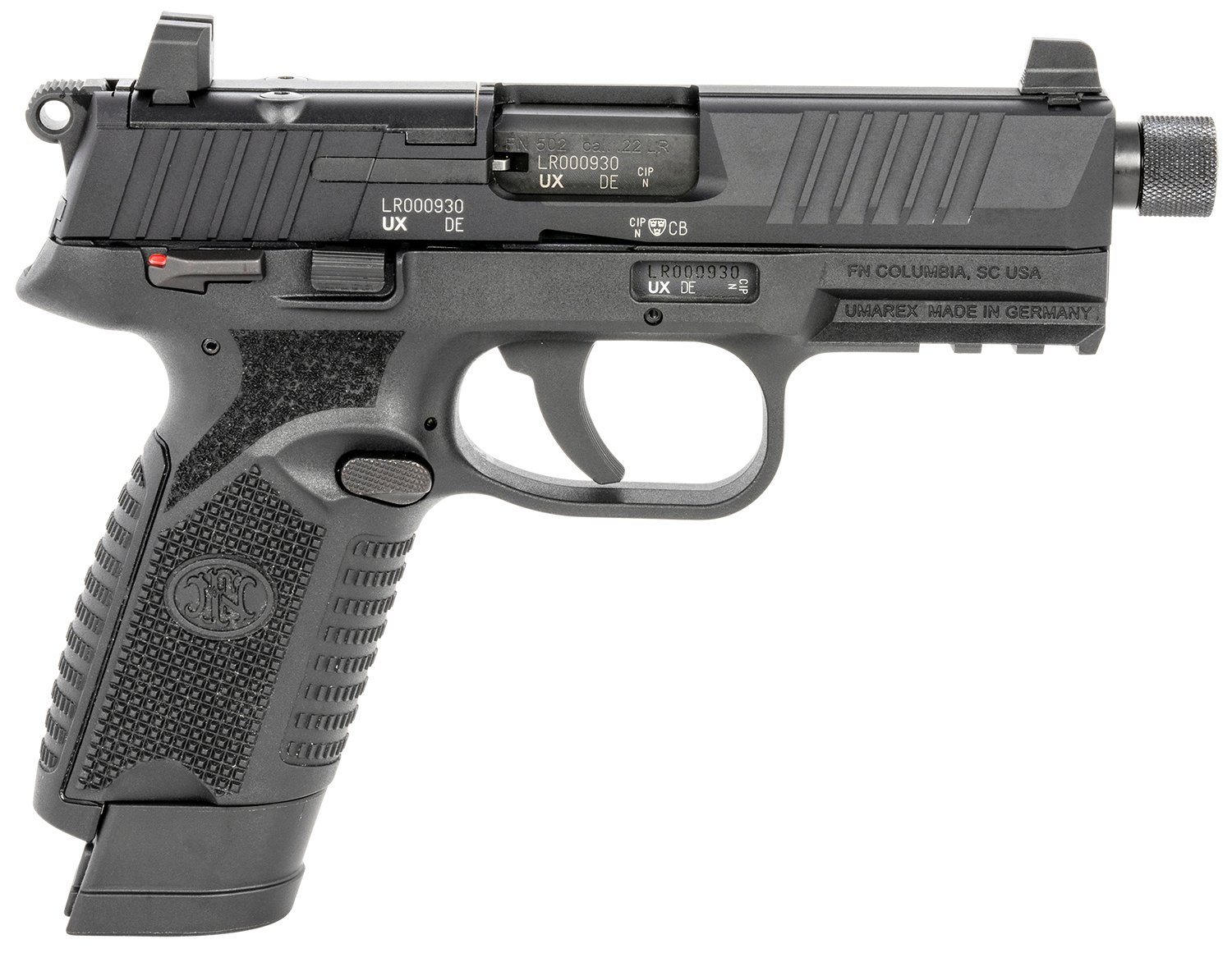 FN 502 TACT 22LR BLK 15+1 TB