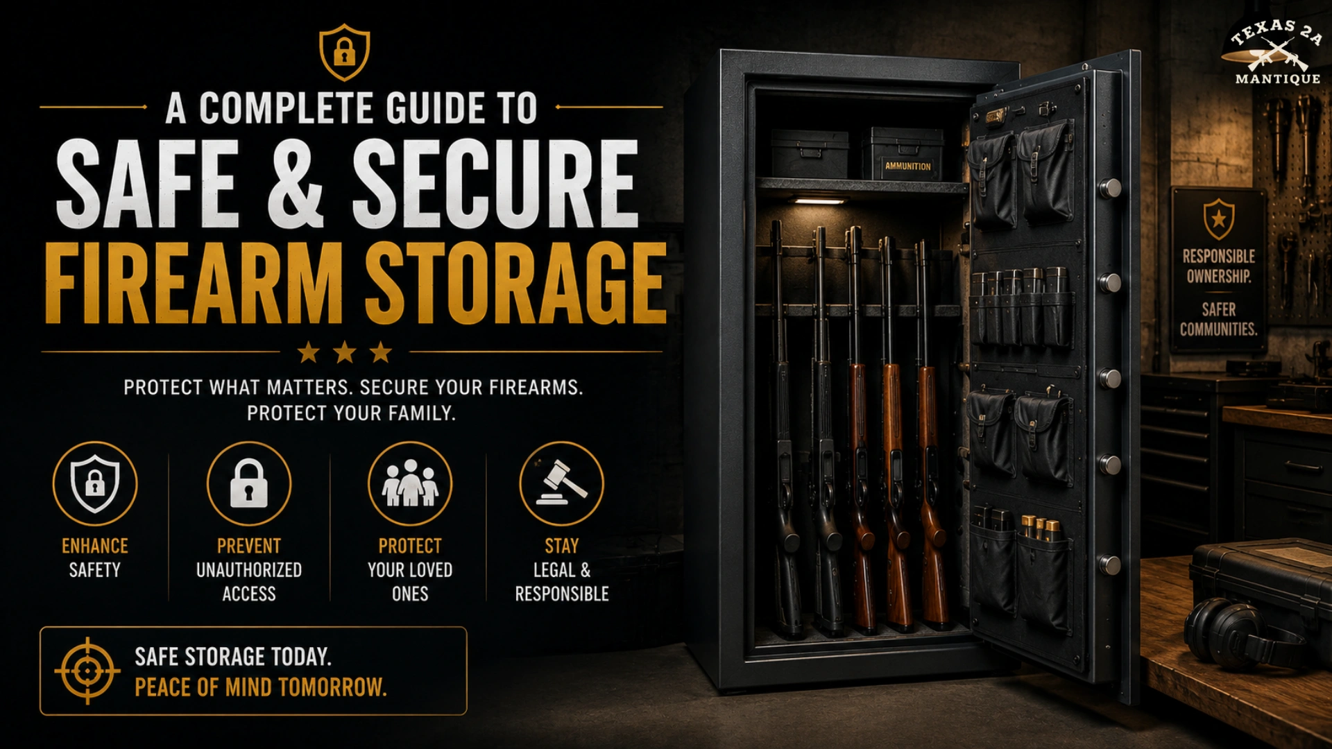A Complete Guide to Safe and Secure Firearm Storage