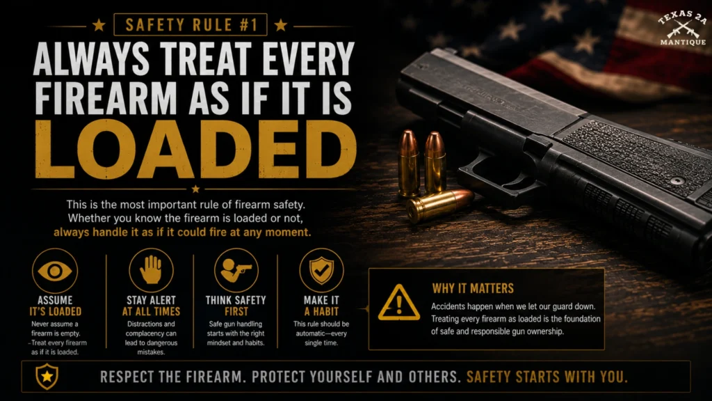 Always Treat Every Firearm as If It Is Loaded
