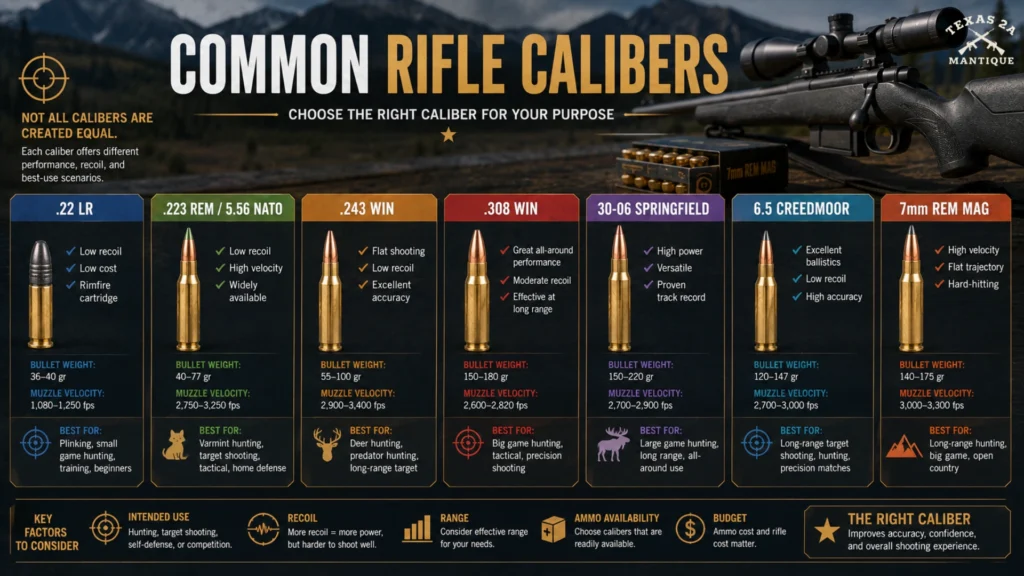 Common Rifle Calibers