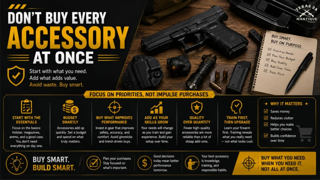 Don’t Buy Every Accessory at Once