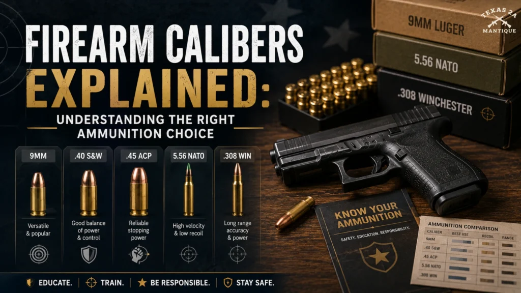 Firearm Calibers Explained: Understanding the Right Ammunition Choice