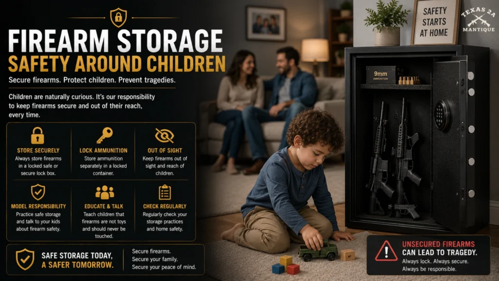 Firearm Storage Safety Around Children