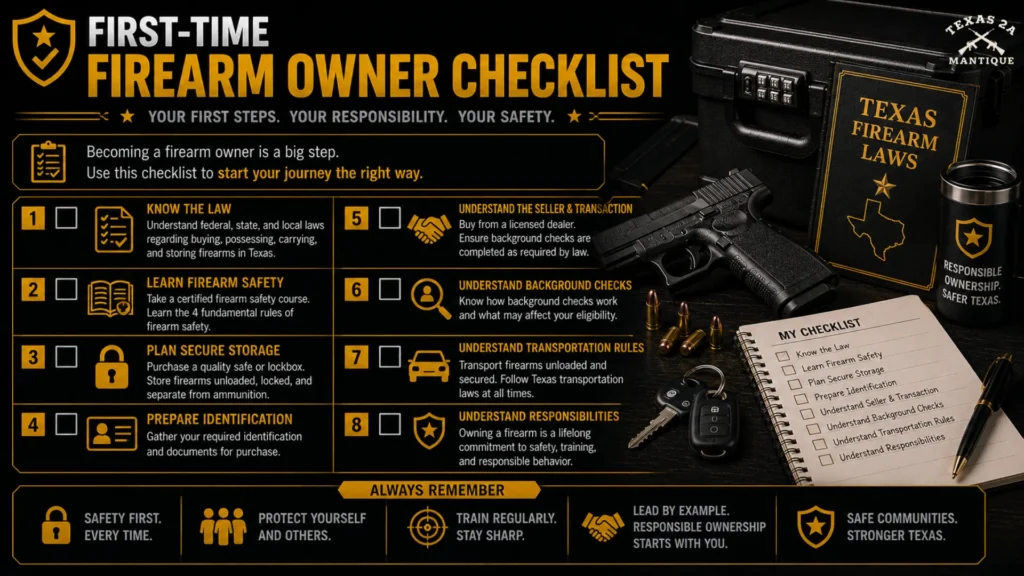 First-Time Firearm Owner Checklist