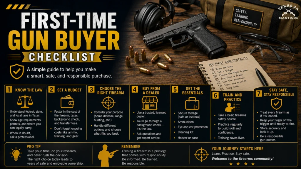 First-Time Gun Buyer Checklist