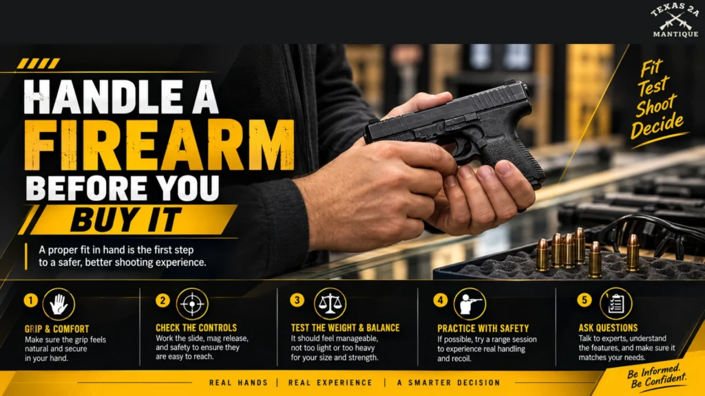 Handle a Firearm Before You Buy It