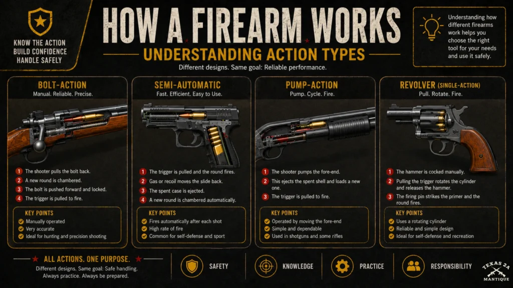 How a Firearm Works Understanding Action Types