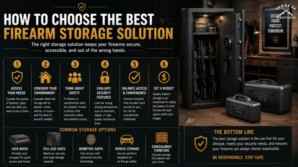 How to Choose the Best Firearm Storage Solution